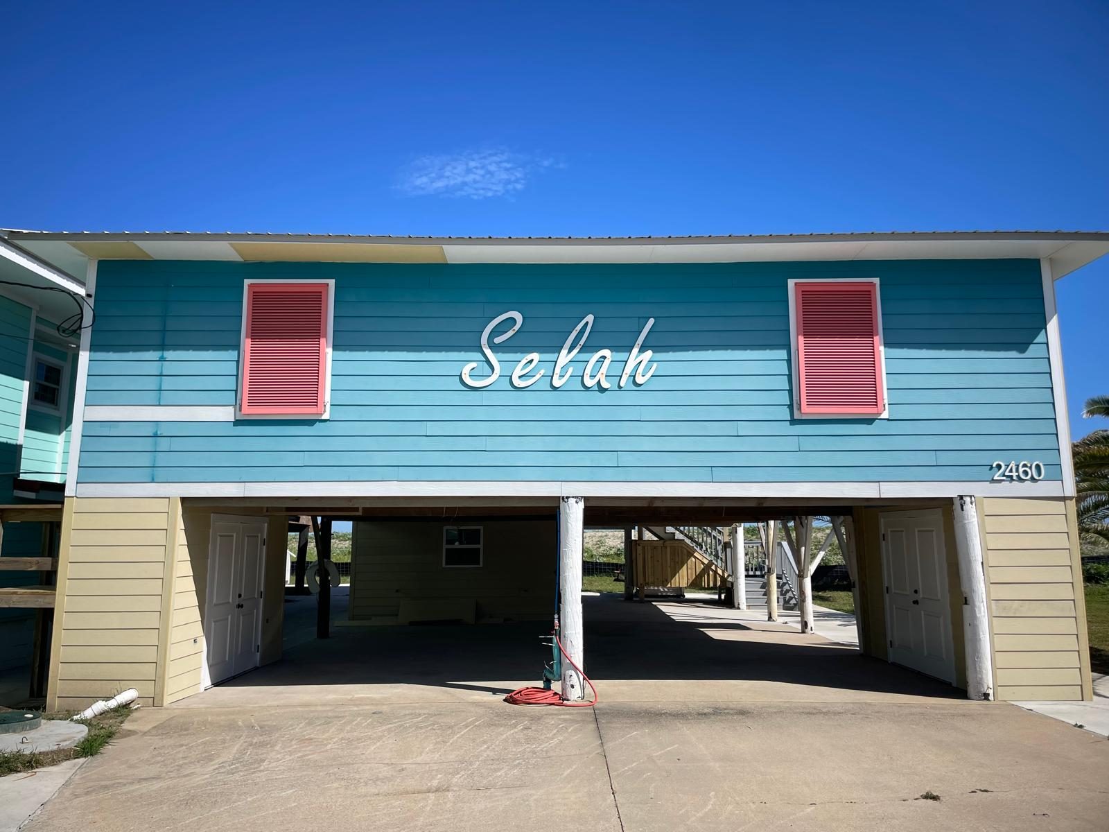 Beach house exterior painting — finished