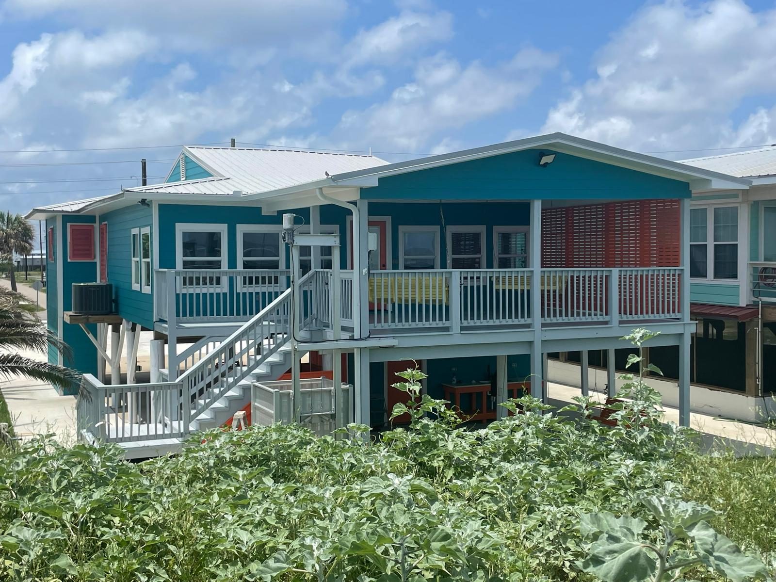 Beach house back porch — finished